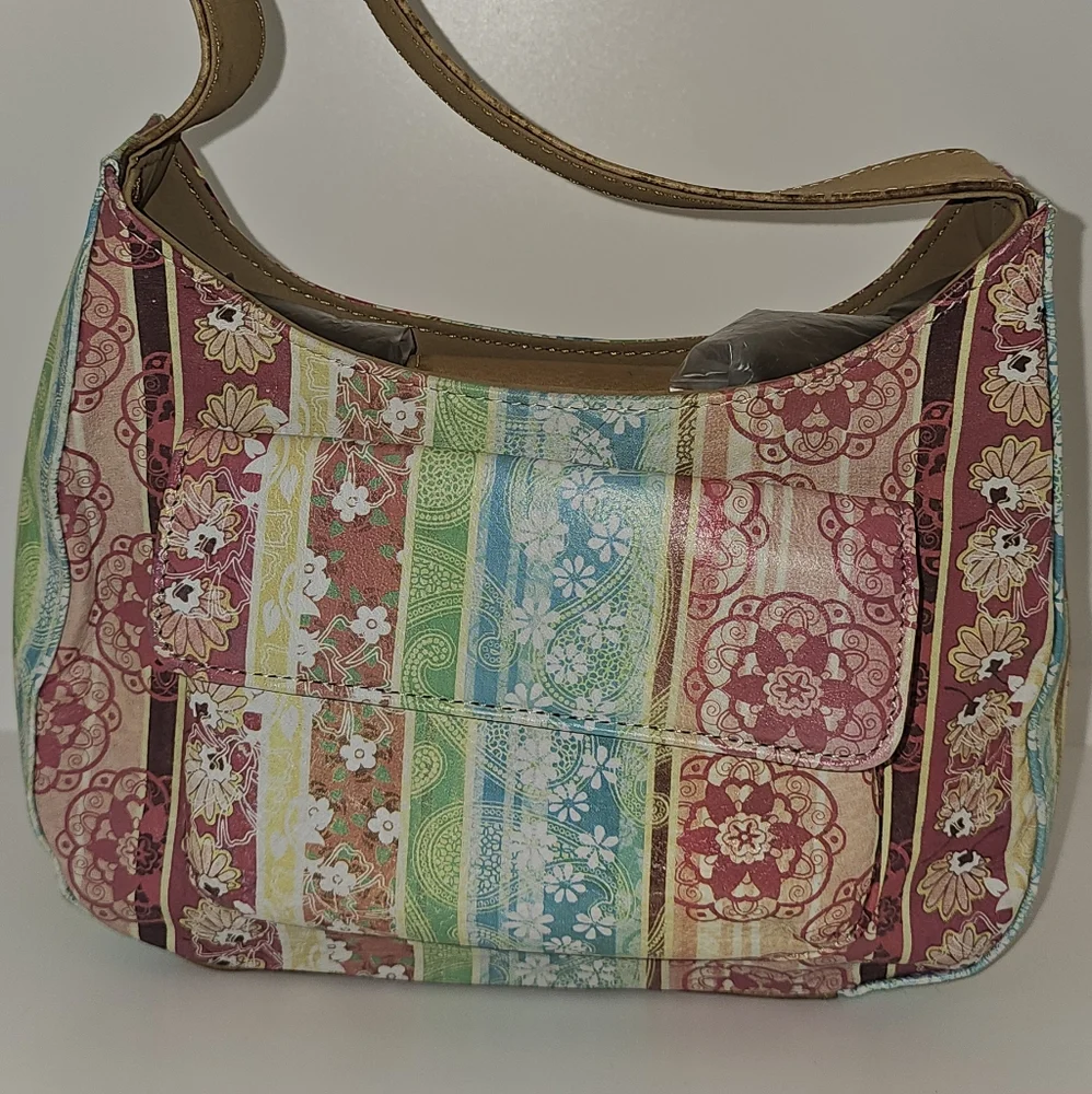 Fossil Floral Multicolor Shoulder Bag